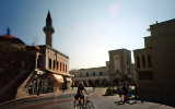 Kos Stadt Moschee und Marktplatz